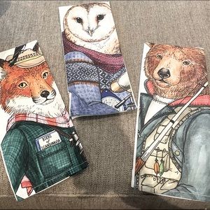West Elm Dapper Animal Tea Towel Set